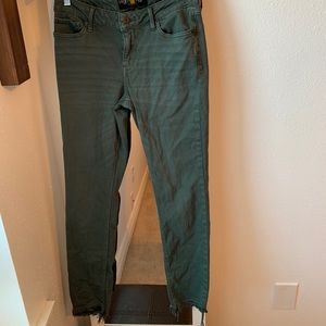 Olive green jeans